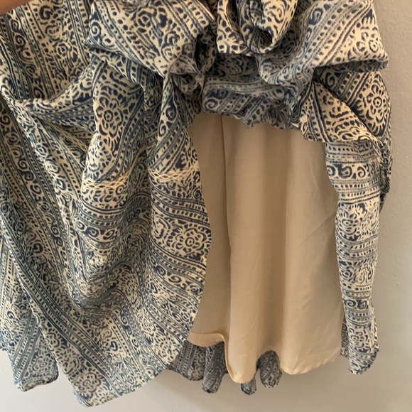 NWT Scotch & Soda Beach Freaks Strappy Flare Cotton/Silk Mini Dress Lace Large - Picture 15 of 16